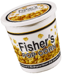 fisher's popcorn 1/2 gallon tubs